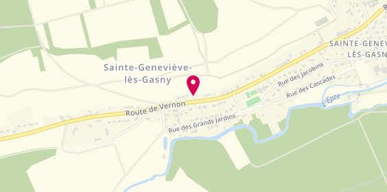 Plan de Arnaud Plombier Chauffagiste, 36 Q Route de Vernon, 27620 Sainte-Geneviève-lès-Gasny