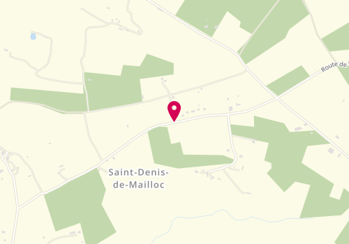 Plan de Maxime d'Halluin, La Croix Rocher, 14100 Saint-Denis-de-Mailloc