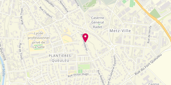 Plan de Sg Services, 21 Rue Roederer, 57070 Metz