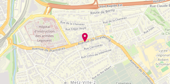 Plan de Trigo M, 92 Avenue de Strasbourg, 57070 Metz