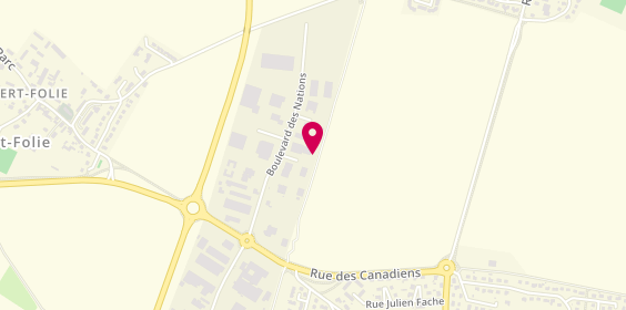 Plan de CEME Guérin - Agence de Caen, 14 Boulevard des Nations, 14540 Bourguébus
