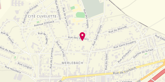 Plan de Atout Carreau, 17 Rue des Verriers, 57800 Freyming-Merlebach