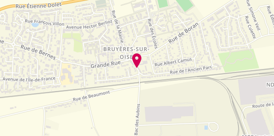 Plan de DKR Plomberie Chauffage, 1 Rue Pont, 95820 Bruyères-sur-Oise