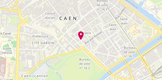 Plan de C.P.S.C Chauffage Plomberie Sanitaire Cotel, 17 Rue Melingue, 14000 Caen