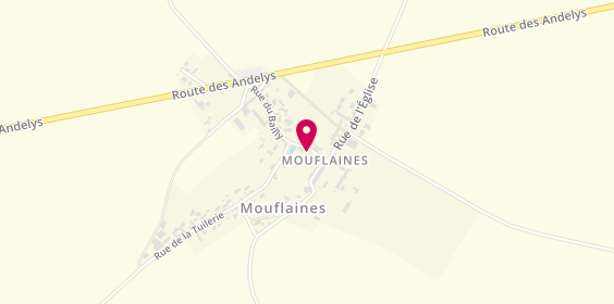 Plan de Activ'plomberie-Chauffage, 3 Rue Bailly, 27420 Mouflaines