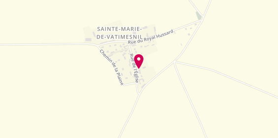 Plan de ASSELINE Noël, 4 Rue de l'Église, 27150 Sainte-Marie-de-Vatimesnil