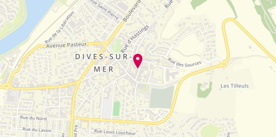 Plan de SAS Entreprise Ritz, 17 Rue Paul Canta, 14160 Dives-sur-Mer