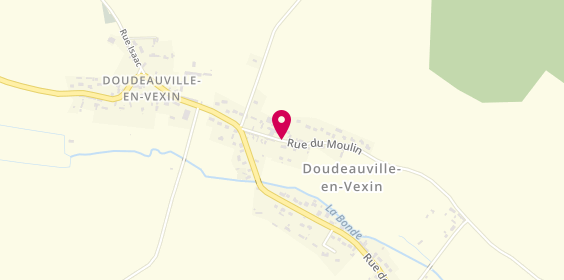 Plan de Allo Plomberie Normandie, 8 Rue Moulin, 27150 Doudeauville-en-Vexin