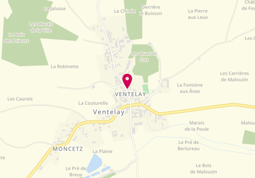 Plan de MONTIGNY Stéphane, 12 Rue de Roucy, 51140 Ventelay