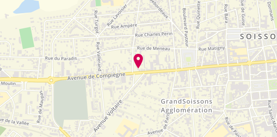 Plan de Societe Alvarez, 18 Avenue de Compiègne, 02200 Soissons