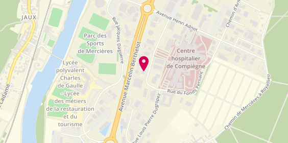 Plan de Inergie, 14 Rue du Fonds Pernant Bâtiment 3, 60200 Compiègne