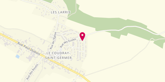 Plan de DM Plomberie Chauffage, 4 Rue des Charmilles, 60850 Le Coudray-Saint-Germer