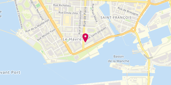 Plan de Bihannic & Fils, 12 Rue de Paris, 76600 Le Havre