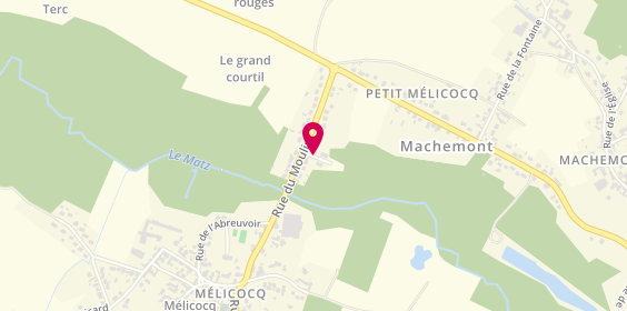 Plan de Cardon Patrick, 384 Rue Marais de l'Épine, 60150 Mélicocq