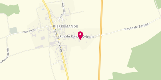 Plan de Patrice Henninot, 14 Rue du Rond d'Orléans, 02300 Pierremande