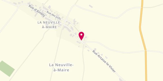 Plan de Mg Plomberie/Chauffage, Rue Artaise le Vivier, 08450 La Neuville-à-Maire