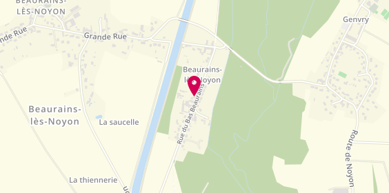 Plan de Osp Services, 300 Rue du Bas Beaurains, 60400 Beaurains-lès-Noyon