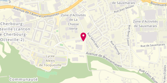 Plan de P L V S, 4-6 Avenue Louis Lumière, 50100 Cherbourg-Octeville