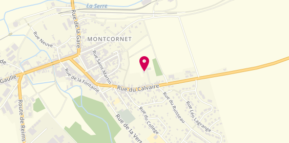 Plan de Malaquin J Ets, 41 Bis Rue du Calvaire, 02340 Montcornet