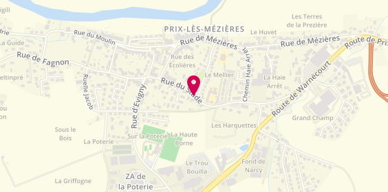 Plan de PAILLAS Laurent EURL, 26 Rue du Stade, 08000 Prix-lès-Mézières