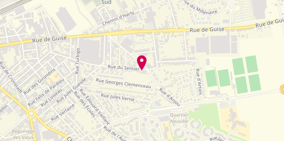 Plan de Seia, 180 Rue du Sentier, 02100 Saint-Quentin