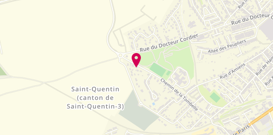 Plan de B.C plomberie chauffage, 93 chemin de la Tombelle, 02100 Saint-Quentin