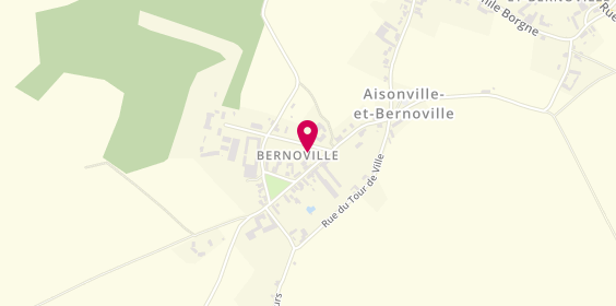 Plan de Pruvot Hervé, 38 Rue P de Martimprey, 02110 Aisonville-et-Bernoville
