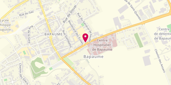 Plan de Entreprise Renaud, 38 Rue de la République, 62450 Bapaume