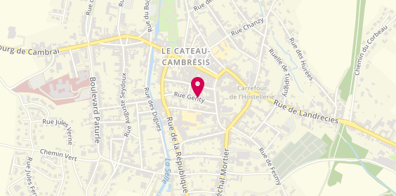 Plan de Bera g. SAS, 16 Rue Genty, 59360 Le Cateau-Cambrésis