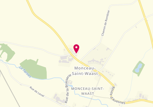 Plan de EIRL Manouvrier Julien, 149 Route D&#039;Avesnes, 59620 Monceau-Saint-Waast