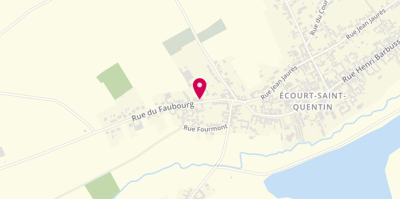 Plan de Lecutier, 11 Bis Rue du Faubourg, 62860 Écourt-Saint-Quentin