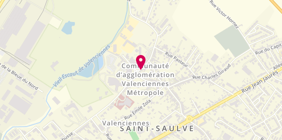 Plan de Am Services 59, 10 Rue Henri Durre, 59880 Saint-Saulve