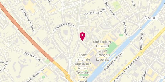 Plan de Wissem Plomberie, Appt 833
110 Rue Camille Guérin, 59500 Douai