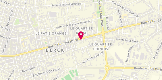 Plan de Bertrand Duflos, 184 Rue de l'Impératrice, 62600 Berck
