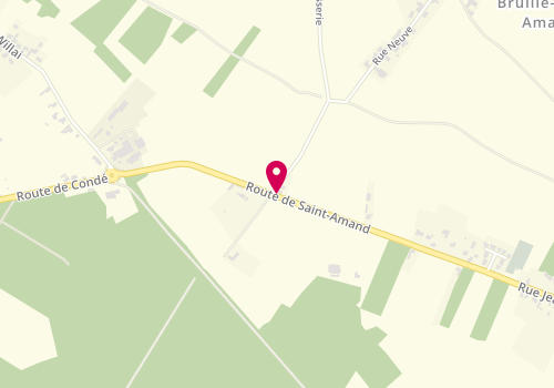 Plan de Pro Tech Renov, 670 Route Saint Amand, 59199 Bruille-Saint-Amand