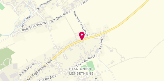 Plan de Cointe-dumont Ets, 62 Rue République, 62196 Hesdigneul-lès-Béthune