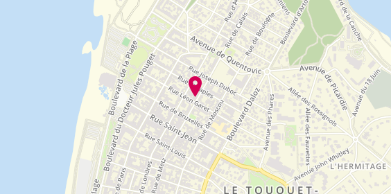 Plan de SNE Caloin - couvreur plombier, 32 Rue de Metz, 62520 Le Touquet-Paris-Plage