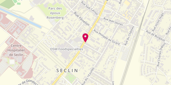 Plan de Delemarle Chauffage Ets, 45 Rue Roger Bouvry, 59113 Seclin