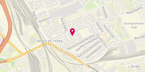 Plan de Agence hellemmoise de plomberie, 17 Rue Louis Blanc, 59260 Lille