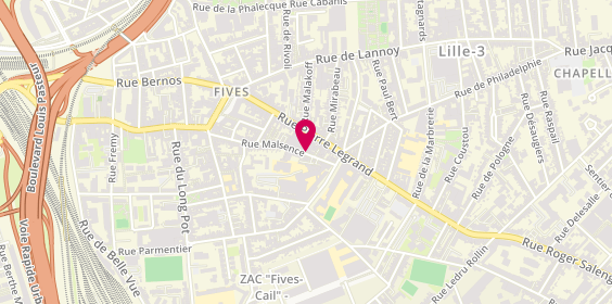 Plan de Barbieux SA, 65 Rue Malsence, 59800 Lille