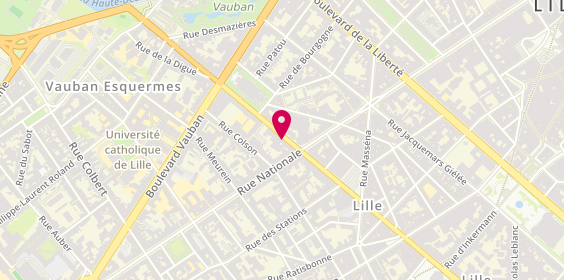 Plan de Dômys, 100 Rue Solférino, 59000 Lille