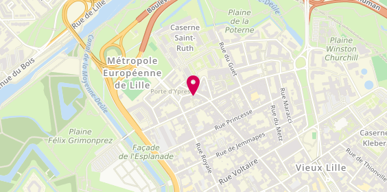 Plan de Novatherm, 149 Rue Saint-André, 59000 Lille