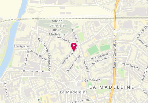 Plan de Dhx Elec, 90 Rue Desmazières, 59110 La Madeleine