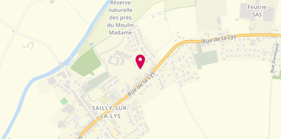 Plan de Artisan Mtdesign, 10 Rue Camille Guérin, 62840 Sailly-sur-la-Lys