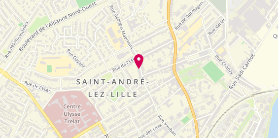 Plan de Dumortier Frères, 45 Rue Georges Maertens, 59350 Saint-André-lez-Lille
