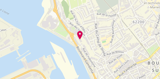Plan de Bedrane Plomberie, Résidence Surcouf
80 Rue de Folkestone Appt 12, 62200 Boulogne-sur-Mer