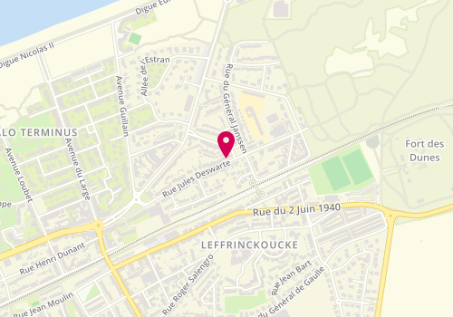 Plan de VERMERSCH Laurent, 275 Rue Jules Deswarte, 59495 Leffrinckoucke